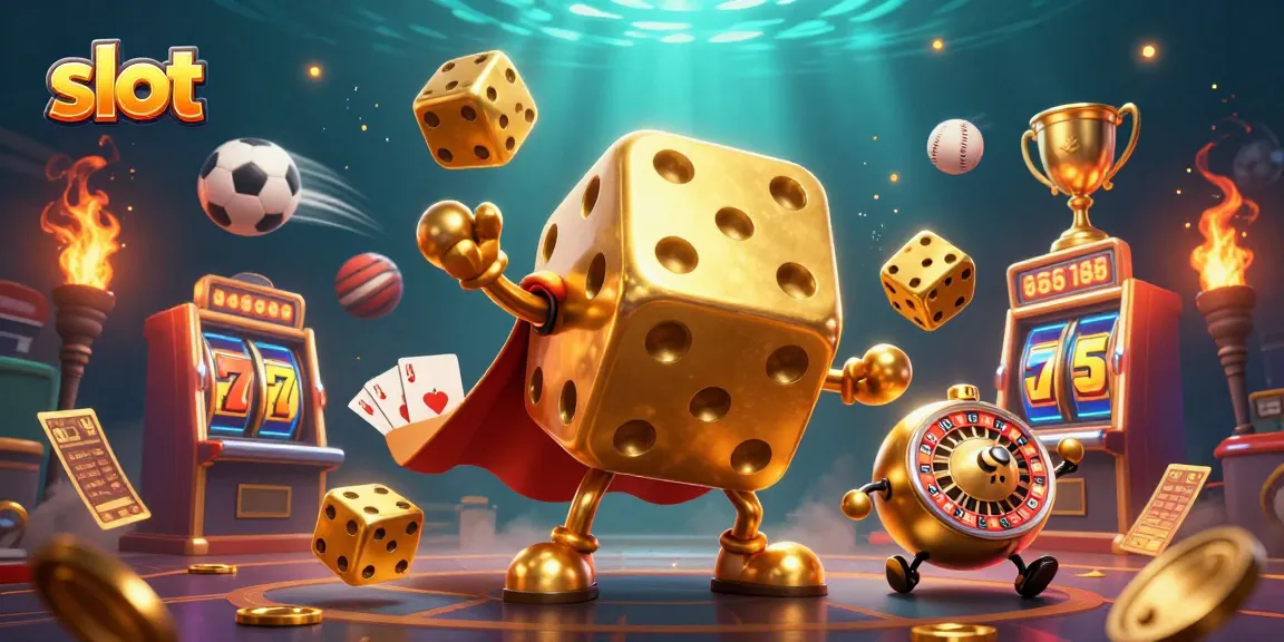 Mainkan slot gacor dengan golem dadu emas dan elemen kasino lainnya secara dinamis.
