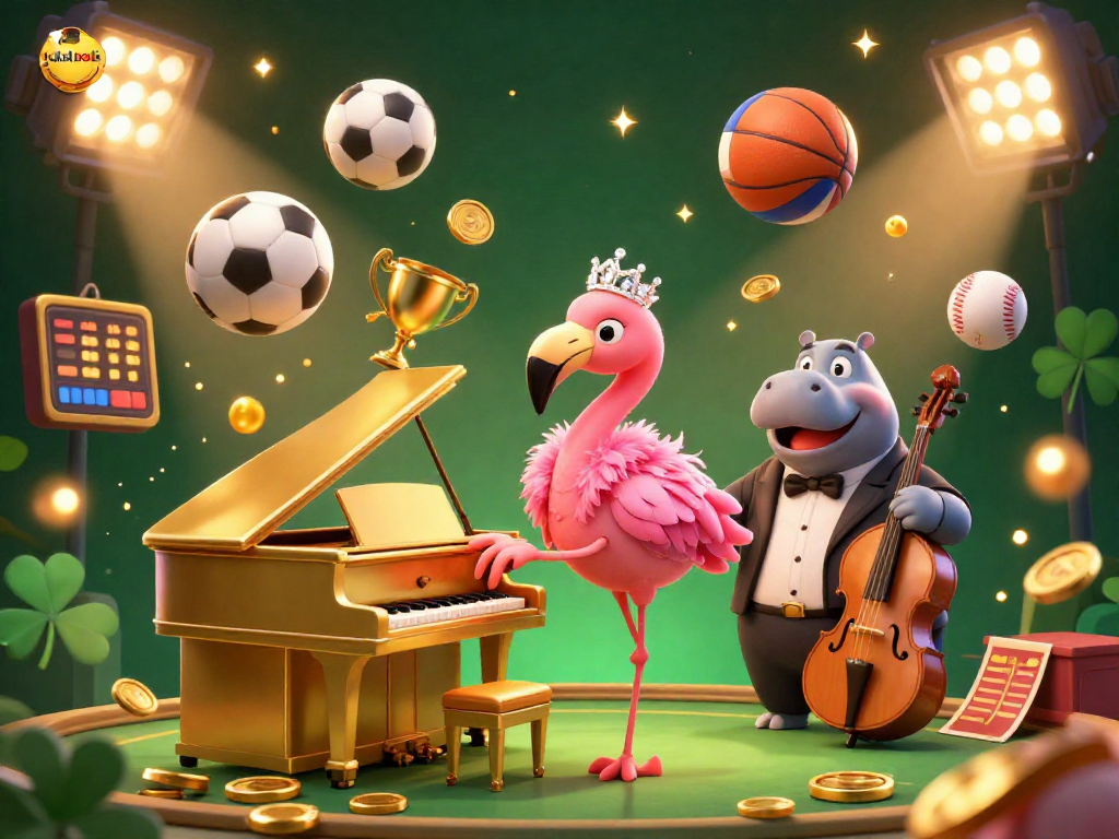 Experience judi bola excitement with lively casino characters and dynamic sports elements.