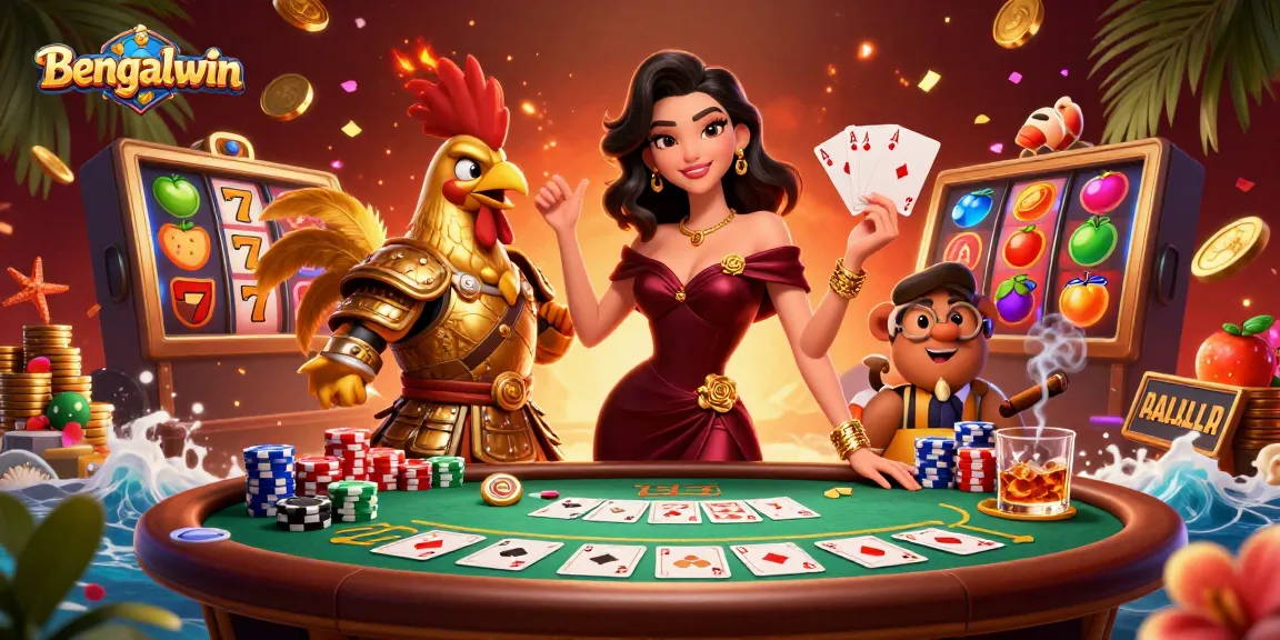 Bengalwin invites players into an exhilarating casino world with vibrant poker action and adventurous elements.