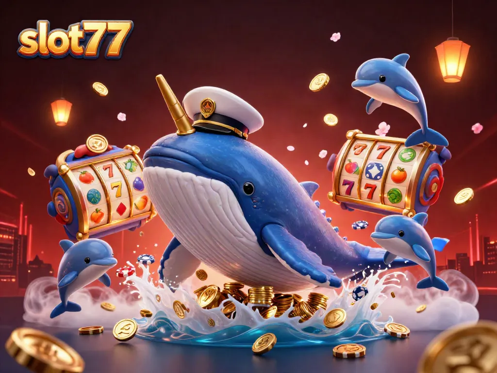 Menangkan permainan slot777 dengan animasi ikan paus, narwhal, dan lumba-lumba beraksi.