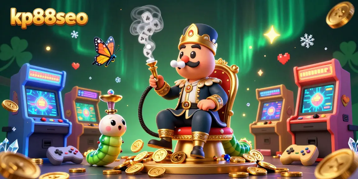 Experience thrilling gaming action at kp88seo with vibrant casino characters and dynamic 3D elements.