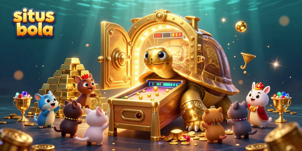 Engage with the excitement of situs bola as the colossal tortoise spins golden winnings for eager players!