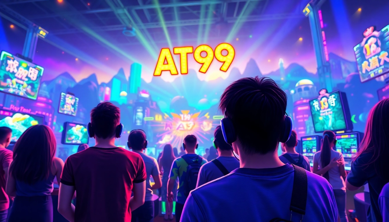 探索AT99娛樂城獨特的線上遊戲界面，呈現刺激的遊戲場景