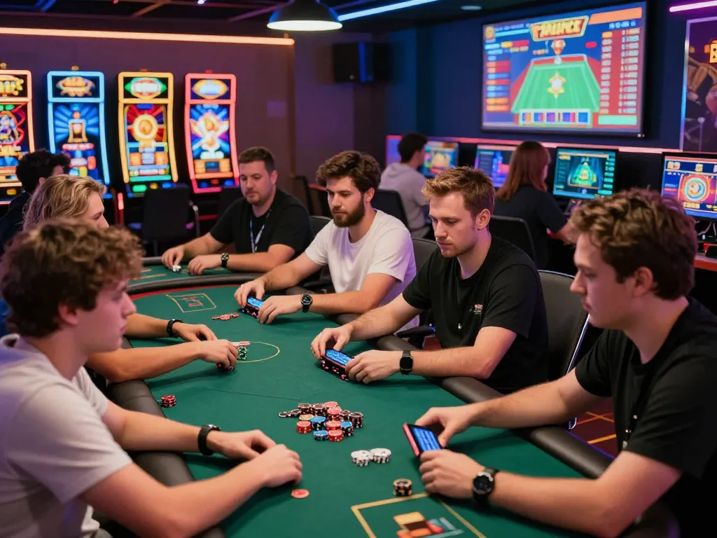 Engaged players in an exciting online gaming environment illustrating Hitclub uy tín.