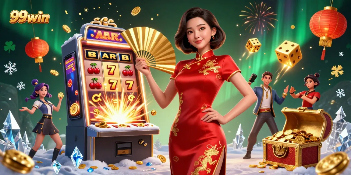 Experience the thrilling jackpot excitement at 99win with stunning casino visuals and vibrant elements.