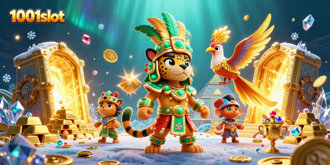 Engage with the thrilling 1001slot gaming experience surrounded by opulent treasures and vibrant visuals.