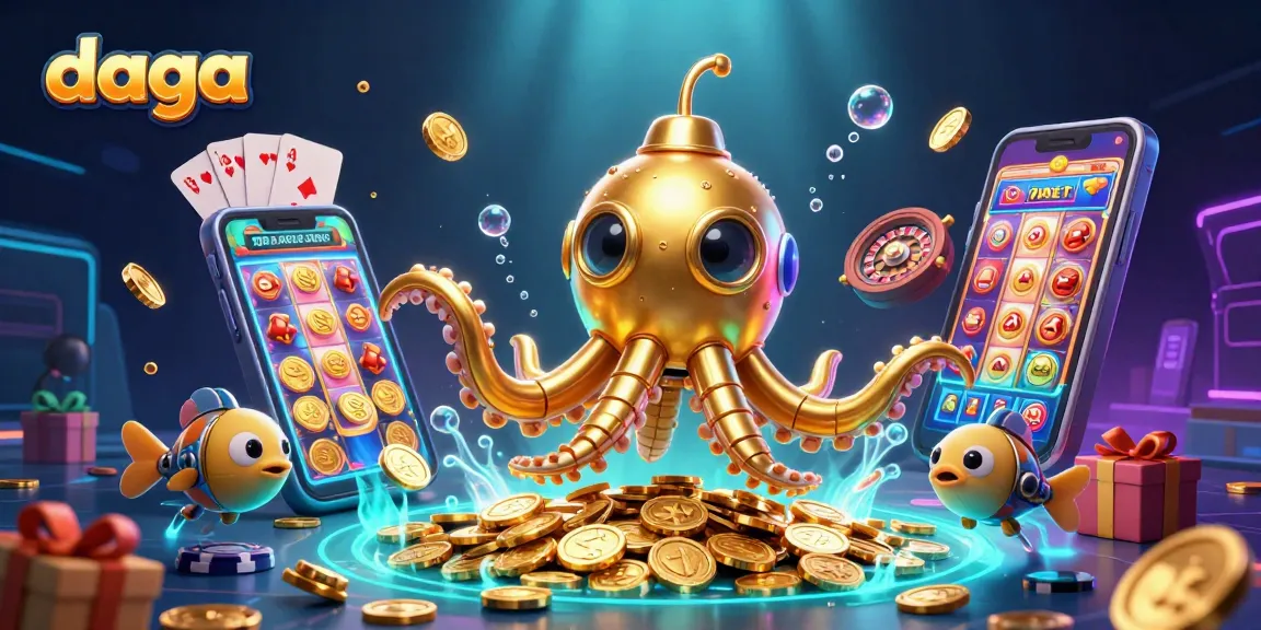 Dive into battle with DAGA's colorful slot game offering high-stakes entertainment in a vibrant scene.