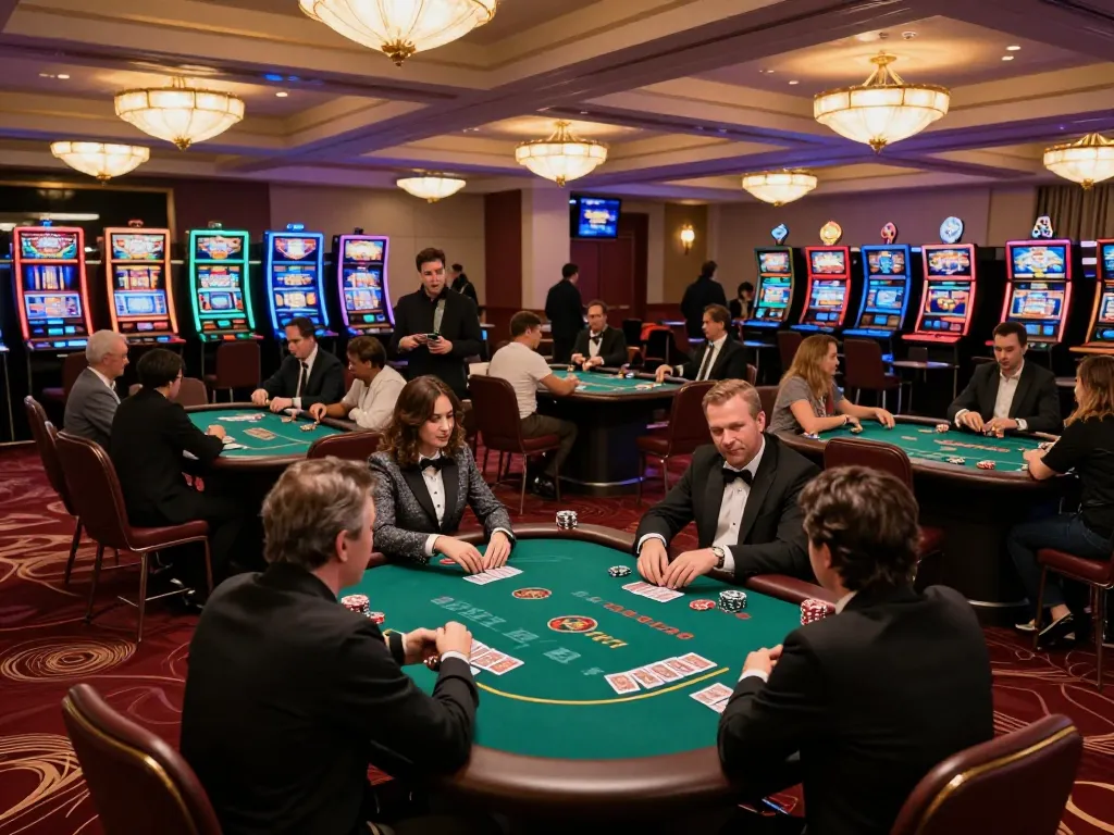 Players enjoying the strategic gameplay experience at xx88 casino with vibrant atmosphere.