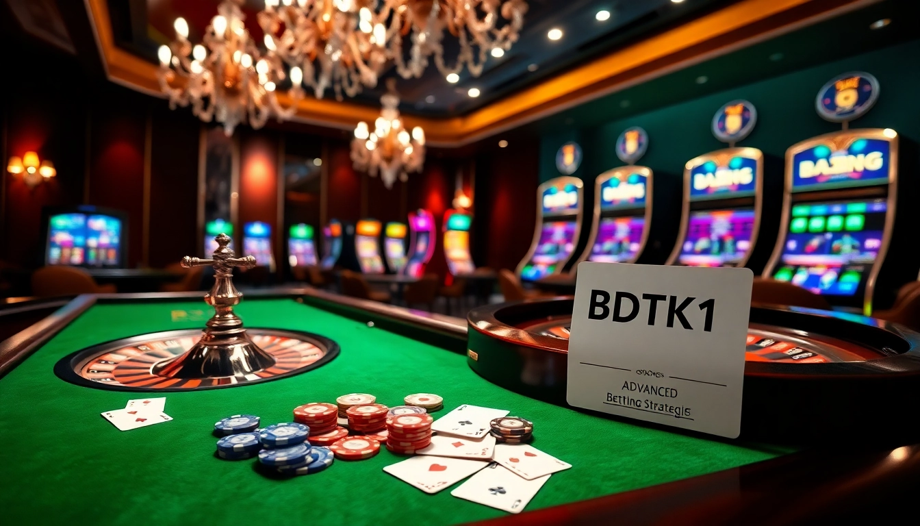 Engaged players enjoying vibrant casino tables featuring BDTK1 betting strategies.