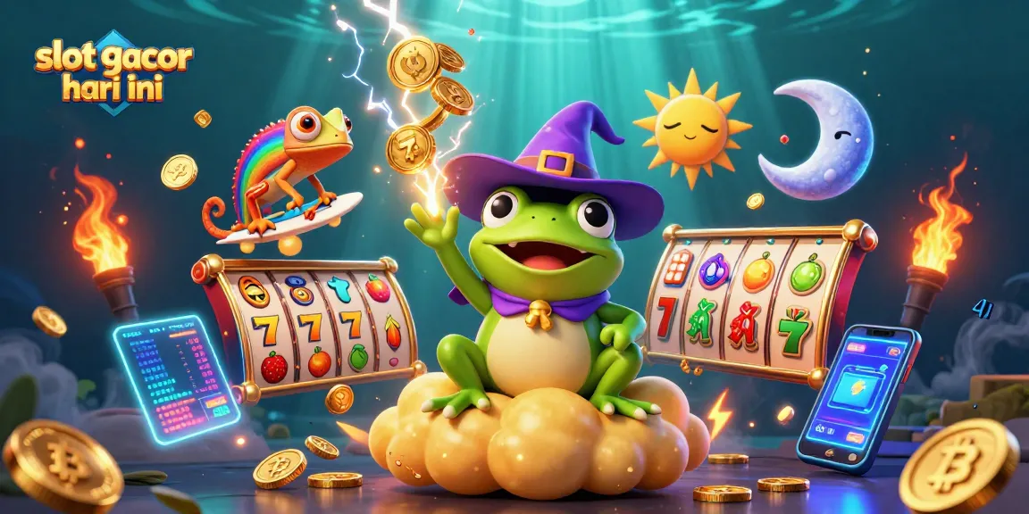 Experience thrilling action with slot gacor hari ini, featuring cartoon characters amidst a dynamic gold coin storm.