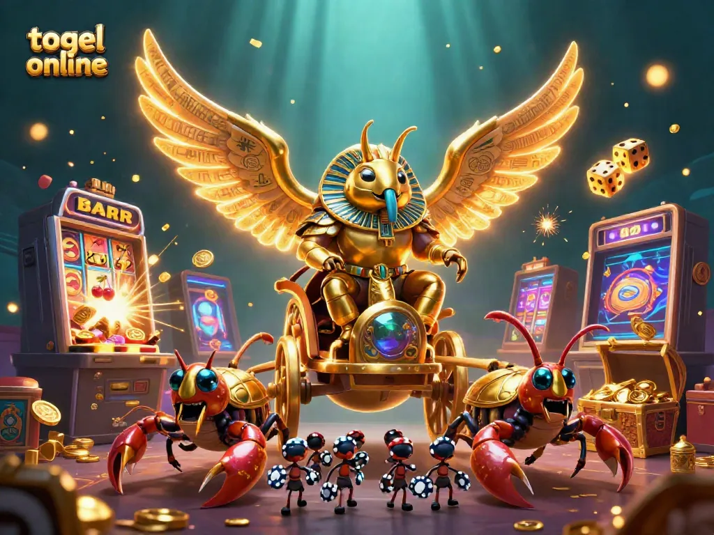 Experience thrilling gameplay with a vibrant scene of togel online featuring excitement and winning opportunities.