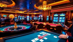 C168 offers an exciting online gambling experience with vibrant casino tables and digital interfaces.