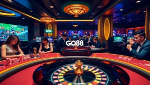 Join the excitement at GO88 with dynamic casino games and vibrant betting visuals.
