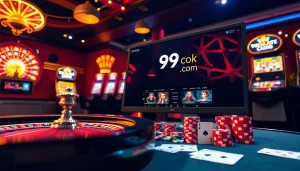 Experience the excitement of gambling at 99ok com with vibrant casino visuals and immersive gameplay.