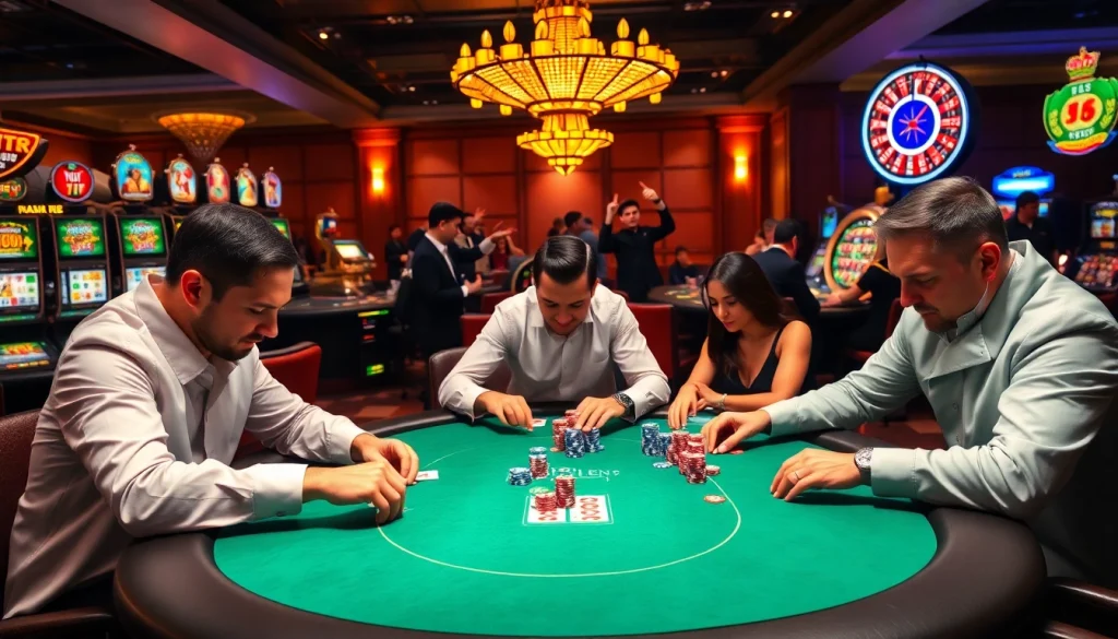 Experience the excitement of gambling at https://king888.dev/ with exhilarating poker games and vibrant casino atmosphere.