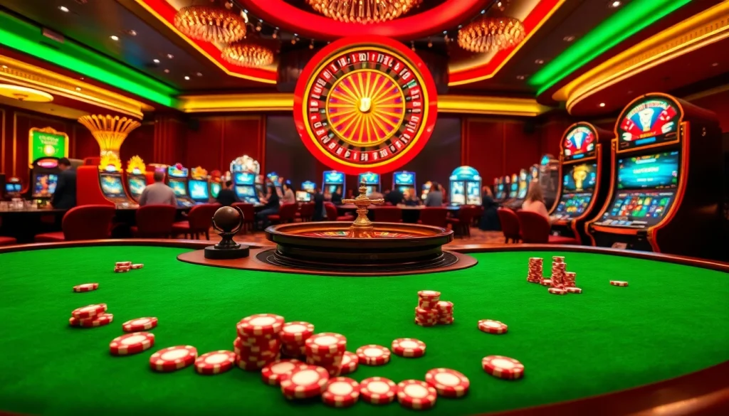 Experience the thrill of winning at 58WIN with vibrant casino tables and exciting games.