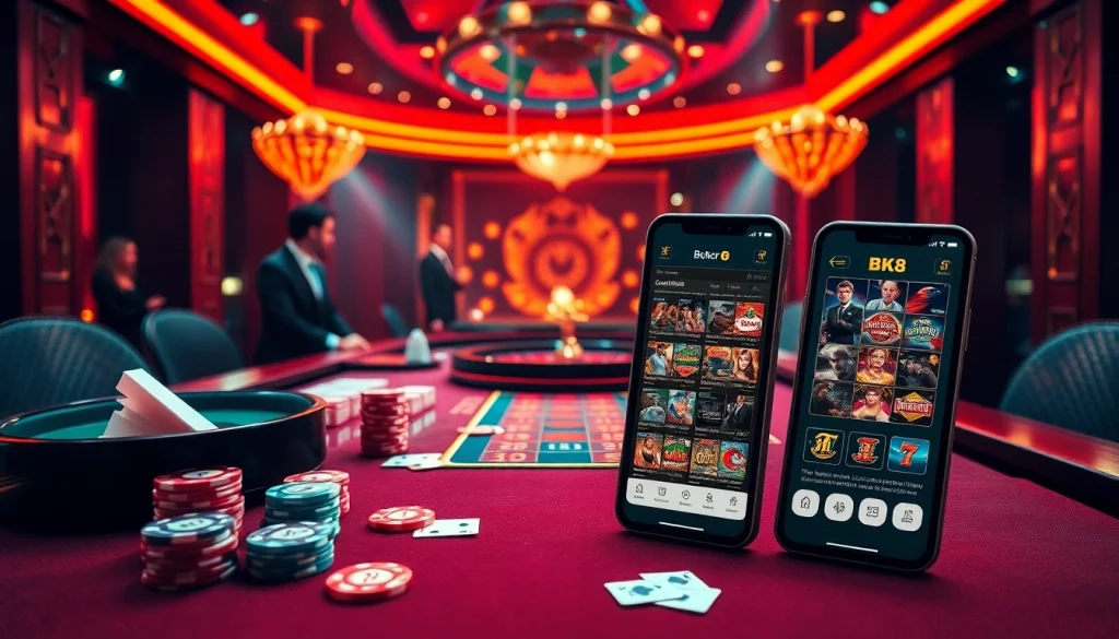 Play exciting games at BK8 Casino with professional dealers and vibrant ambiance.