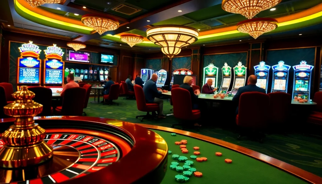 Hitclub casino table with roulette and poker chips inviting players to join the action.