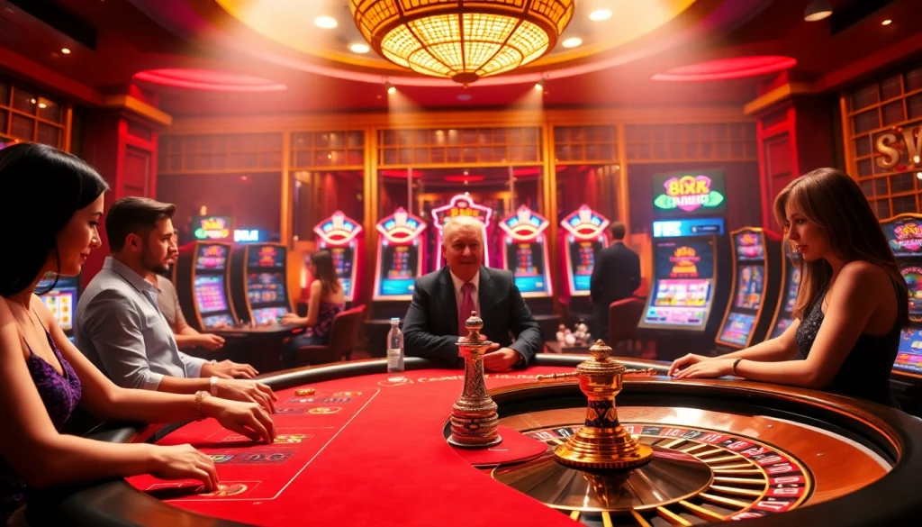 Engaging players win high-stakes games at 8xx com's luxurious casino tables, showcasing excitement and professionalism.