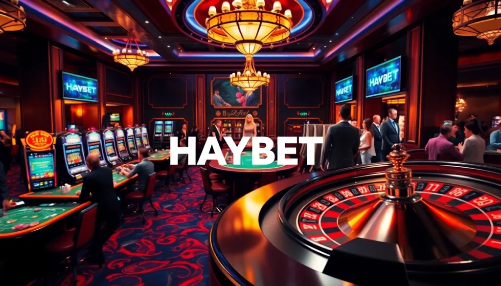 Experience the thrill of HAYBET with vibrant casino games and luxurious environments.