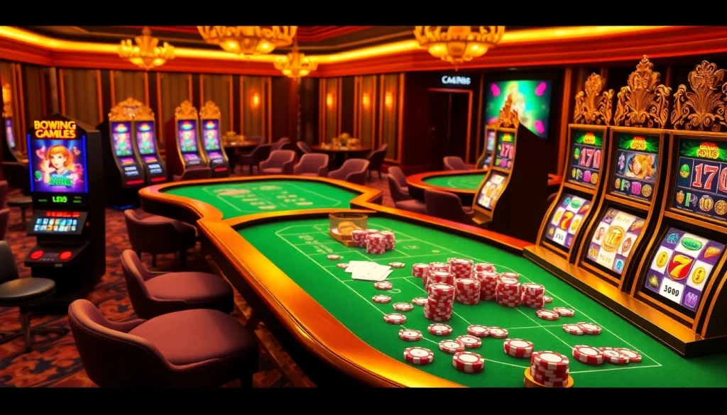 Experience the thrill of slot online gaming with a vibrant casino interface featuring colorful slot machines and exciting bonuses.