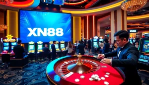 Experience the thrill of casino xn88 with vibrant games, roulette action, and expert dealers.