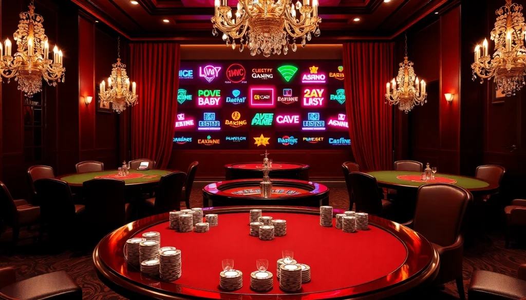 Exciting casino scene showcasing betting with chips and cards at https://9keonhacai.com/ for optimal gambling strategies.