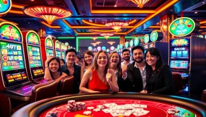 Experience the thrill of slot gacor with exciting gameplay in a vibrant casino setting.