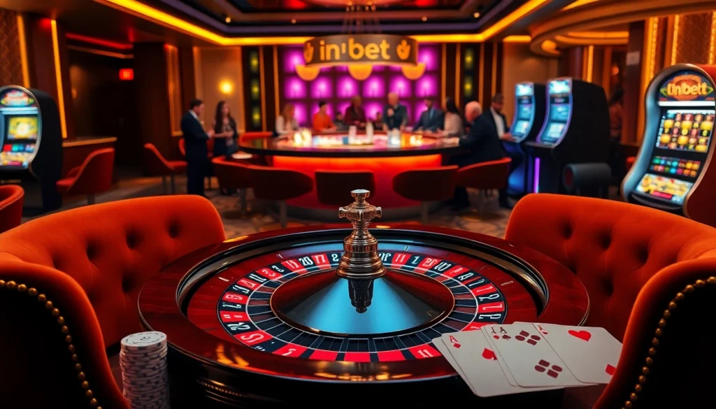 Experience thrilling roulette action at i9bet casino with vibrant chips and elegant atmosphere.
