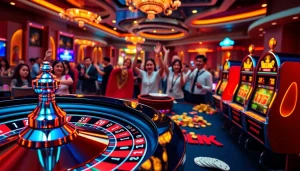 Experience sbobet login indonesia with a vibrant casino atmosphere showcasing gaming excitement.