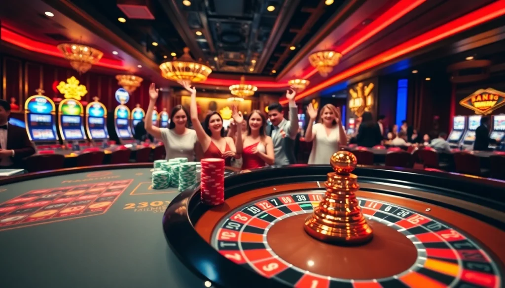 Experience the thrill of winning at 23win with vibrant casino games and roulette excitement.