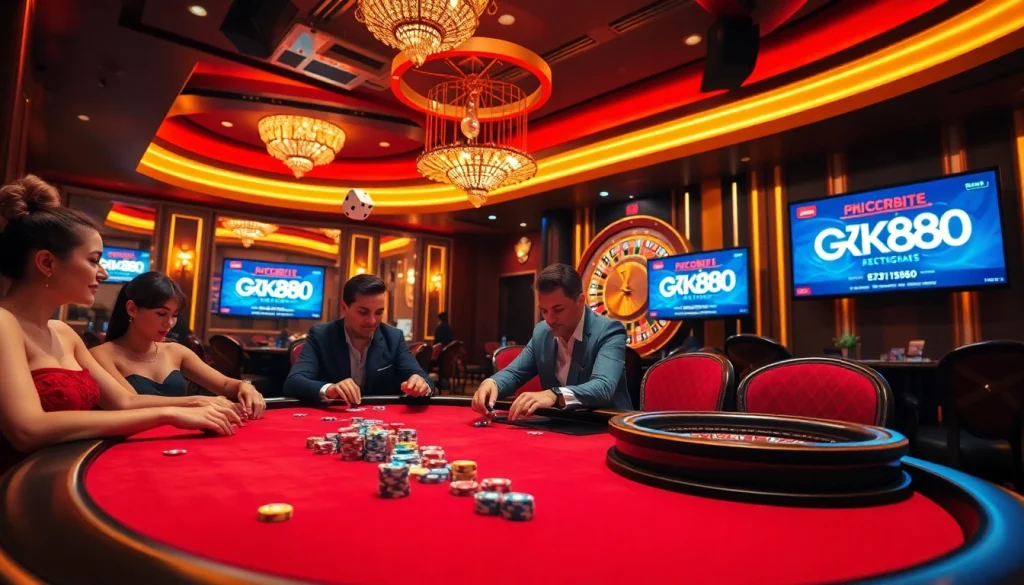 Experience thrilling gameplay at https://gk88.bond/ with vibrant casino tables and poker action.
