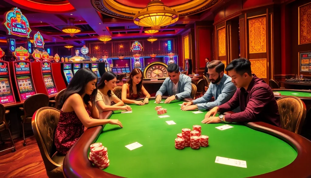 Immerse yourself in the luxurious gambling experience at https://tx88.green/ with vibrant casino activities and exciting card games.