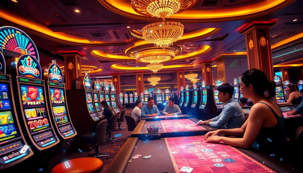 Experience thrilling action at Slot Online with vibrant machines and energetic gameplay.