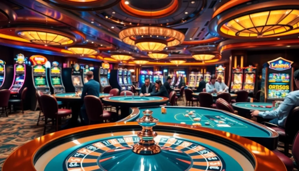 Situs11 showcases an exciting luxury casino gaming scene featuring poker games and roulette.