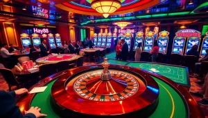 Experience the thrill of Hay88 with engaging casino activities and vibrant gaming tables.