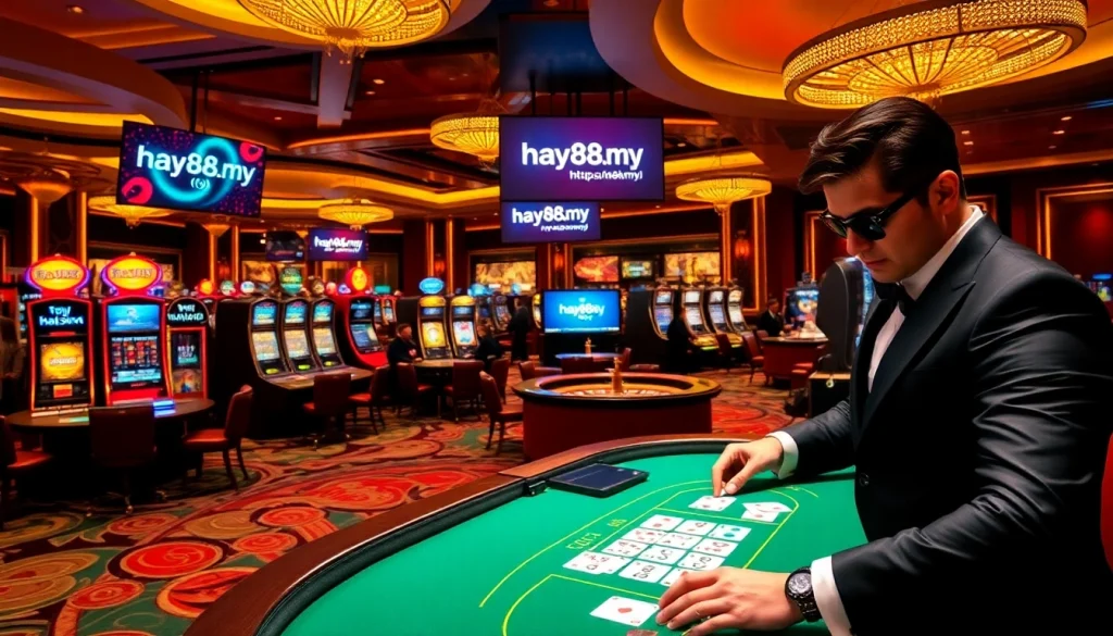 Experience the thrill of gaming at https://hay88.my/ with vibrant tables, slots, and roulette.