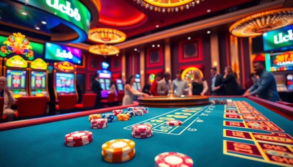 Experience thrilling gaming moments at lc88 with vivid table games and slot machines.