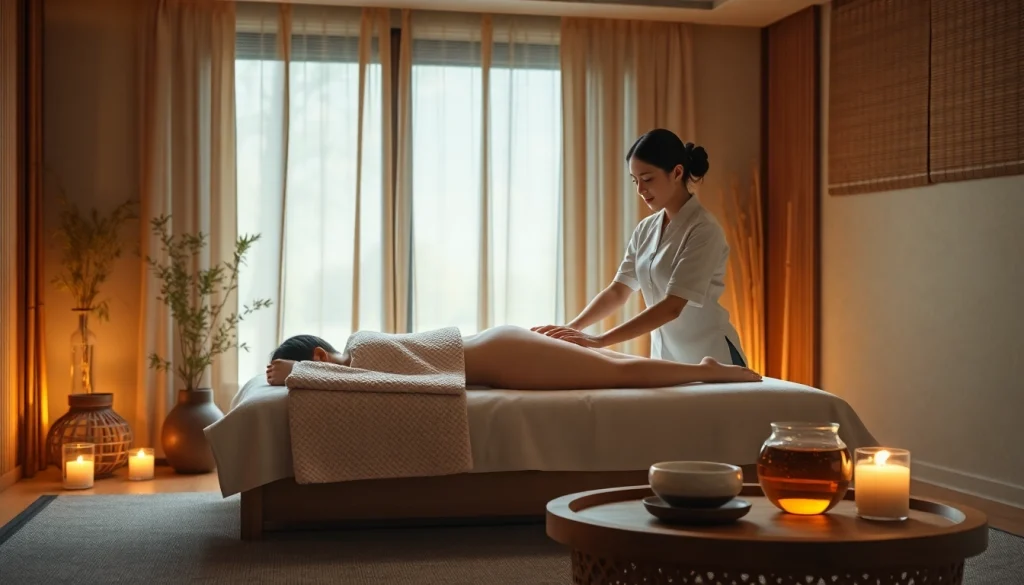 Experience Dongtan출장마사지 with a professional therapist providing a tranquil massage in a serene setting.