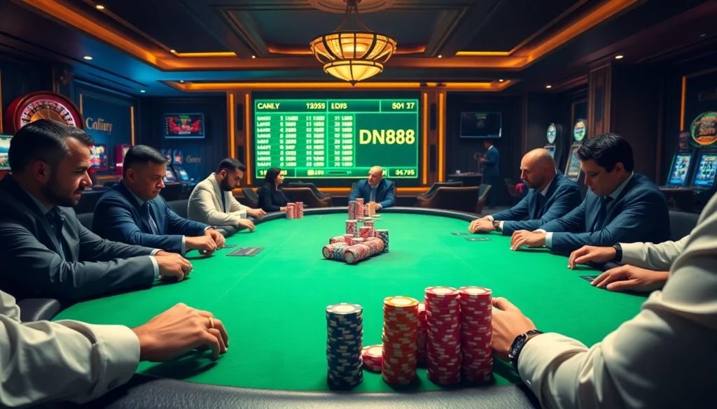 Experience high-stakes excitement at dn88 com with professional poker action and casino glamour.
