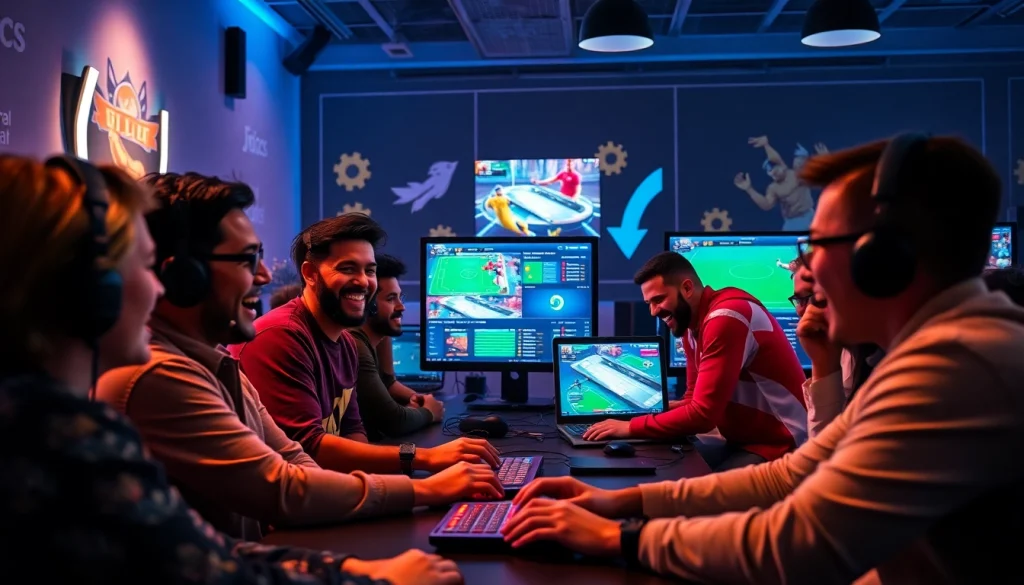 Hitclub online gaming scene with diverse players enjoying vibrant card games.